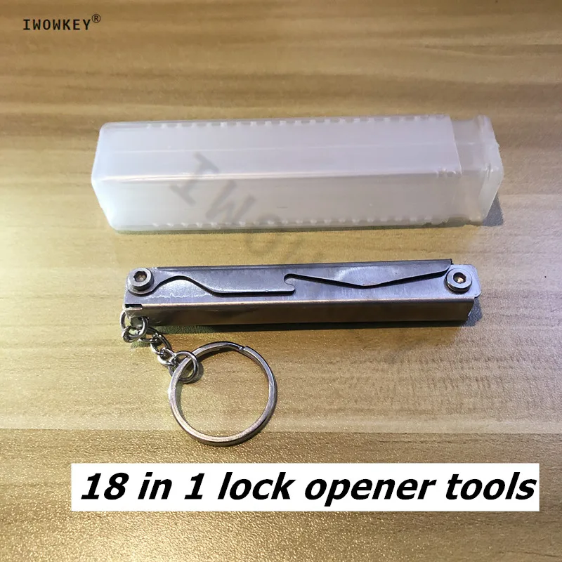 18 in 1 Repair Tools Folding Fast Lock Opener Pi-cik Tools Stainless Steel Door Lock Opener Locksmith Tools
18 in 1 Repair Tools Folding Fast Lock Opener Pi-cik Tools Stainless Steel Door Lock Opener Locksmith Tools
