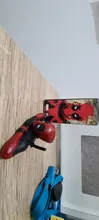 Figura DE ACCIÓN DE Deadpool 2 DE x-men de Marvel de Disney, figura sentada de postura de Anime en miniatura, Mini muñeca de decoración, colección de PVC, modelo de Juguetes