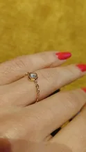 ZooMango-Anillo de boda de titanio y acero para mujer, cadena de Circonia cúbica, oro rosa clásico, compromiso, ZR19165