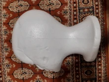 Soporte práctico de espuma para pelucas para cabezas de maniquí, soporte de exhibición para gafas, modelo de cabeza de peluca, envío directo, con soporte para peluca