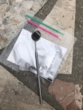 Espejo para Injerto de extensiones de pestañas, herramienta de maquillaje con mango de acero inoxidable para el cuidado bucal