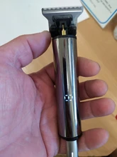 Mini maquinilla eléctrica para cortar el pelo para hombre, cortadora de pelo profesional sin cable con pantalla LCD, recargable por USB