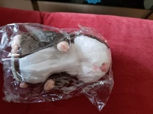 15cm hámster parlante ratón de Navidad para mascotas Falante ratón mascota de peluche de juguete para los niños lindo muñeco de Animal suave divertido juguetes y regalos de los niños