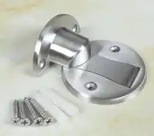 KAK-Tope de puerta magnético ajustable de acero inoxidable, equipo de mobiliario resistente al agua, adhesivo, sin agujeros, soporte