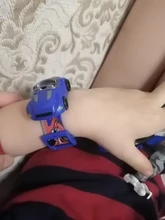 Reloj electrónico de coche de dibujos animados para niños, cronógrafo con forma de coche, regalo de Navidad