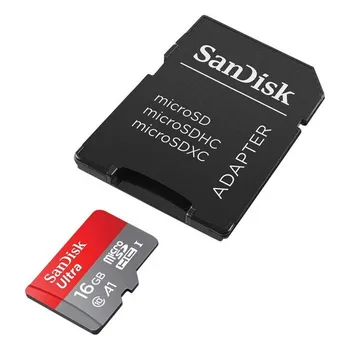 Micro SD Memory Card with Adaptor SanDisk SDSQUAR-GN6MA C10 100 MB/s 
Micro SD Memory Card with Adaptor SanDisk SDSQUAR-GN6MA C10 100 MB/s