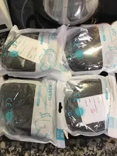 Mascarilla FFP2 KN95 para adultos, máscara respirador Facial con filtro KN95 fpp2, colorida, a prueba de polvo, color negro