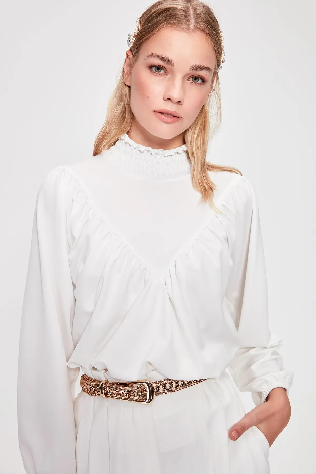 Trendyol трикотажная блузка TWOAW20BZ1202 | Женская одежда