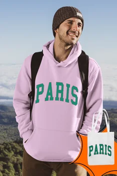 Angemiel Wear Green Color Paris Pink Male Hooded Sweatshirt Bags Kombin
Angemiel Wear Green Color Paris Pink Male Hooded Sweatshirt Bags Kombin