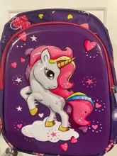 Mochila de unicornio para niños, mochilas escolares para niñas, mochilas de hombro infantiles