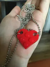 Collar de cadena con colgante de corazón de amor para hombre y mujer, 2 uds., regalo de San Valentín, 2021