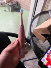 Cepillo de dientes eléctrico para niños, limpieza sónica con patrón de dibujos animados, impermeable IPX7, repuesto de cabezales, Cargador USB, temporizador inteligente