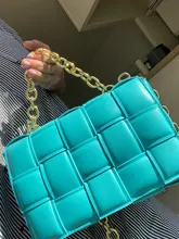 Bolso cruzado pequeño con cadena tejida para mujer, bolso de hombro de cuero de Pu de calidad de lujo, Diseño de tendencia, 2021