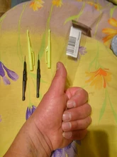 2 uds. Ganchos para pesca con mosca, herramientas para atar, separador de anzuelos de pesca, separador de plástico, removedor de anzuelos, Disgorger, recolector de nudos, nivel amarillo + negro