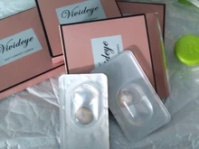 2 unids/par lentes de contacto de Color ojo Vika tricolor serie de lentes de contacto de Color de lente de contacto para los ojos de lentes de contacto