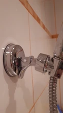 Soporte de manos para cabezal de ducha de baño, montaje de pared cromado, soporte de succión ajustable, fuerte montado en la pared, estante fuerte, envío directo