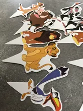 León suministros de fiesta de cumpleaños decoración de fiesta selva decoración rey Animal globo bebé ducha desechables Pap