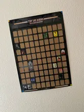 Póster de Anime para decoración del hogar, lista de cubo de Anime Premium y artisticos, gran regalo para los fanáticos del Anime, 100