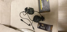 Auriculares tácticos con protección auditiva, cascos militares Airsoft con reducción de ruido y pastilla de sonido