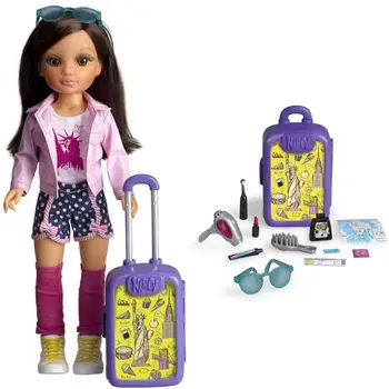 NANCY, doll, chic travels to New York, with suitcase and accessories, Nancy famous doll, nancy doll, doll, articulated dolls 
NANCY, doll, chic travels to New York, with suitcase and accessories, Nancy famous doll, nancy doll, doll, articulated dolls