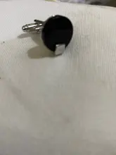 KFLK-gemelos de camisa para hombre, joyería negra, botón de alta calidad, redondos de lujo, invitados de boda