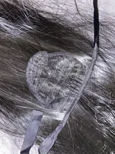 WTB-coleta sintética superlarga y Lisa, coleta con cordón, pinzas de fibra de alta temperatura, extensiones de cabello, cola de caballo