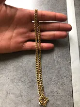 Cadena de eslabones cubanos estilo Hip Hop para hombre y mujer, gargantilla de acero inoxidable, Punk, 3mm/5mm/7mm