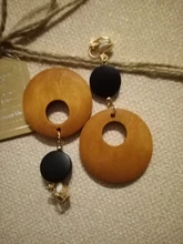 Joyería de colección de múltiples estilos para niña y mujer, aretes de Clip de hojas geométricas con personalidad creativo coreano, accesorios de moda para niña y Mujer