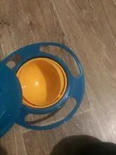 Tazón universal tipo Gyro a prueba de derrames para niños, plato giratorio infantil con diseño, práctico con rotación de 360 grados, platos de alimentación sólidos