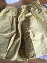 Pantalones cortos de cintura media para mujer, shorts femeninos informales de algodón y lino, disponible en talla grande, a la moda, 2020