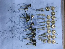 Mini Cepillo rotativo de alambre de acero inoxidable, Juego de cepillos de alambre pequeño, accesorios para dremel, herramientas rotativas, 45 Uds.