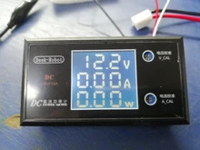Voltímetro Digital con pantalla LCD, amperímetro, vatímetro, medidor de corriente de voltaje, Detector de voltios, 12V, 24V, 36V, 100 W, CC 0-1000 V, 10A