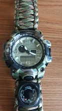 Reloj militar de camuflaje para hombre, pulsera de cuarzo LED resistente al agua hasta 50m, para deportes al aire libre, brújula, termómetro, reloj de emergencia
