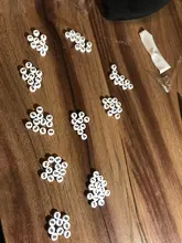 Cuentas acrílicas variadas con letras en inglés, cuentas de alfabeto de corazón plano, cuentas de número para Charms, pulsera, collar para decoración del hogar, 100 Uds.