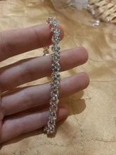 Pulsera de oro rosa de Color plateado para mujer, colgante de corazón de cristal, pulsera de mujer, joyería fina de Boda nupcial, regalo