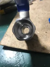 1pc válvula de bola, mujer de acero inoxidable roscado BallValve SS304 BSP 1/4 3/8 1/2 3/4 1 -1/4 1-1/2