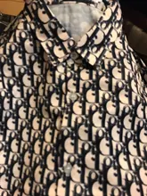 Abrigo de Camisa estampada para hombre, camisa de manga larga holgada a juego de estilo coreano, de marca a la moda, primavera y otoño