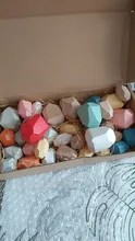 Bloques de construcción Jenga de piedra de color madera para niños, juguete educativo creativo de estilo nórdico, juego de apilamiento, de madera de arco iris