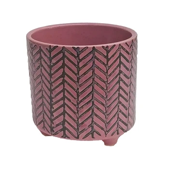 Desenli Pembe Renk Seramik Saksı
Desenli Pembe Renk Seramik Saksı