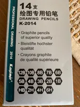 14 unids/pack pluma de dibujo Ultra fina línea tinta para marcador negro dibujo pluma 6H 4H 2H HB B 2B 3B 4 B 5B 6B 7B 8B 10B 12B arte marcador lápiz