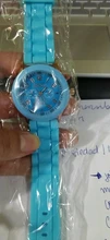 Relogio femenino nueva moda Casual damas blanco de silicona reloj de cuarzo de Ginebra señoras reloj Digital regalo Chasy,