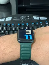 Correa de cuero para Apple watch, correa de 44mm, 40mm, 38mm, 42mm, 1:1, Original, con lazo magnético, iWatch seires 5 4 SE 6