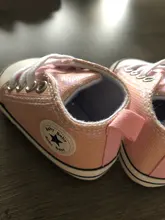 Zapatos sólidos con estrella para bebés, zapatilla de algodón suave antideslizante, suela para recién nacido, primeros pasos, de lona, informales