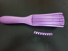 Cepillo de pelo para masaje, peine de pelo húmedo desenredante de 2a a 4c, rizado, Coily, mojado, seco, aceite, cabello grueso