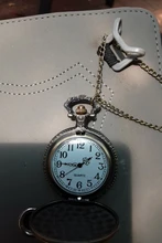 Retro Fallout 4 Cámara 111 reloj de bolsillo de cuarzo de moda electrónica juego de reloj COLLAR COLGANTE Fob regalo de reloj para hombres y mujeres