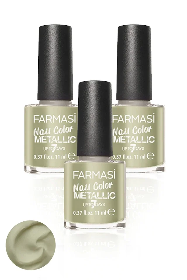 

Farmasi Metallic Nail Polish Green Plover-11ml 3 PCs 412854813