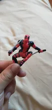 Figura DE ACCIÓN DE Deadpool 2 DE x-men de Marvel de Disney, figura sentada de postura de Anime en miniatura, Mini muñeca de decoración, colección de PVC, modelo de Juguetes