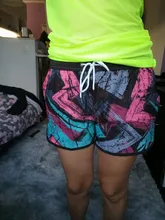 HOTMANGO-pantalones cortos de playa para mujer, Shorts holgados y cómodos de secado rápido para surfear, nadar, deportes acuáticos, marca de gran tamaño, venta directa