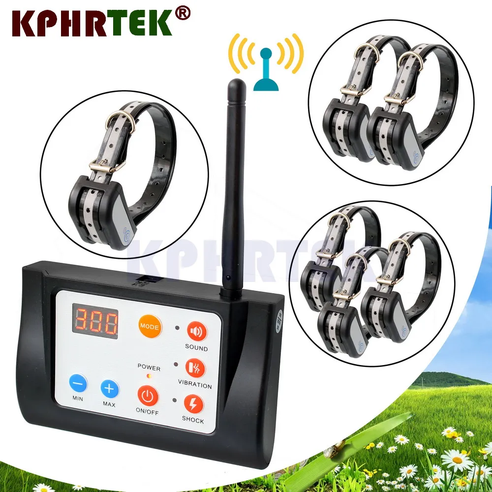 Dog Collar Beep Fence System Electronic Wireless Training Vibration Shock Tools with 1/2/3 collar 100kg2280
Dog Collar Beep Fence System Electronic Wireless Training Vibration Shock Tools with 1/2/3 collar 100kg2280