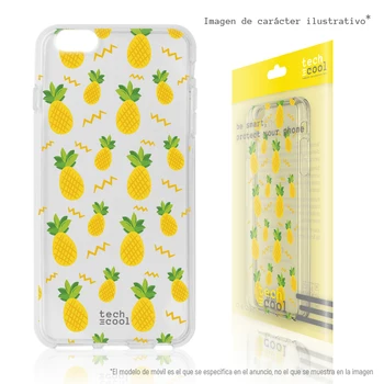

FunnyTech®Stand case for Nokia 7 L Pineapples Silicone assorted transparent